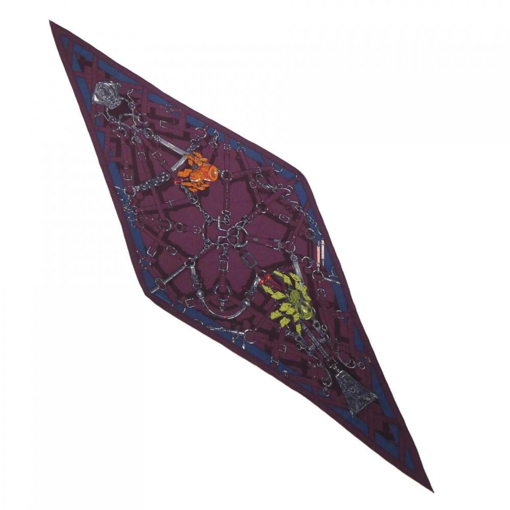 Hermes FLAMBOYANT WEB Losange GM Scarf